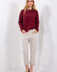 PANTALONE BOYFRIEND COTONE