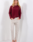 PANTALONE BOYFRIEND COTONE