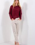 PANTALONE BOYFRIEND COTONE