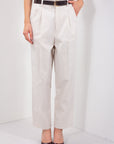 PANTALONE PINCES COTONE