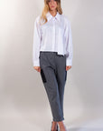 CROPPED POCKET SHIRT