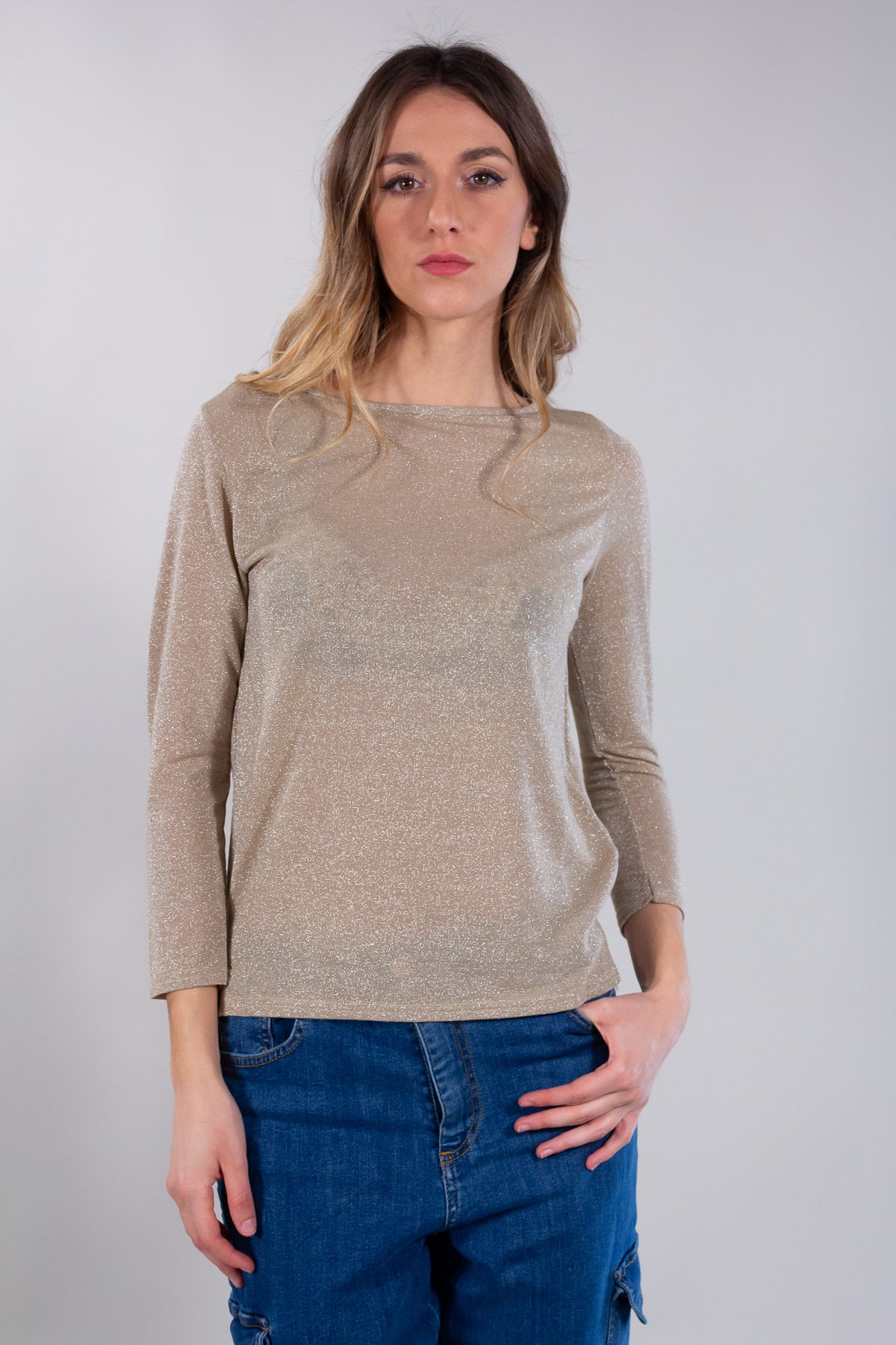 MAGLIA LUREX 3 4 DudaMadeinItaly