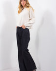 JEANS FLARE NERO