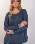 LUREX ROUNDED KIMONO SWEATER