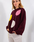 MAGLIA INTARSIO PALLONCINI