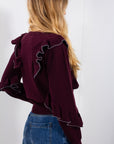 MAGLIA FRAPPE BORDI BICOLOR