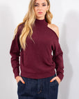 MAGLIA LUPETTO CUT OUT MICROPAILLETTES