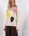 MAGLIA INTARSIO PALLONCINI