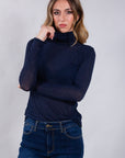 CASHMERE BLEND TURTLENECK