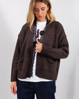 CARDIGAN PIZZO MISTO ALPACA