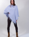 FRINGED PONCHO