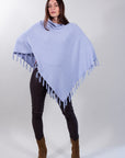 FRINGED PONCHO