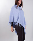FRINGED PONCHO