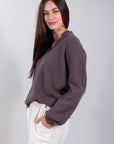 MAGLIA V MANICA SBUFFO