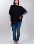 MAGLIA AMPIA FRANGE