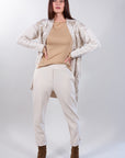 NORWEGIAN COATED CARDIGAN