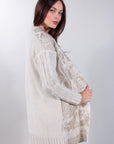 NORWEGIAN COATED CARDIGAN
