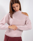 MAGLIA LUPETTO CUT OUT MICROPAILLETTES