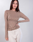 CASHMERE BLEND STARS SWEATER