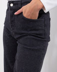 JEANS PALAZZO STRASS