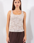 CANOTTA TULLE RICAMI