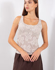 CANOTTA TULLE RICAMI