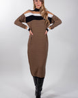 ABITO IN MAGLIA RIGATO