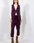 COMPLETO GILET MANO LANA