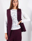 COMPLETO GILET MANO LANA