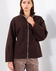GIUBBINO ZIP PANNO