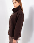 GIUBBINO ZIP PANNO