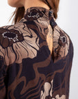 CAMICIA NODO VISCOSA FANTASIA