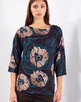 BLUSA 3/4 VISCOSA FANTASIA**