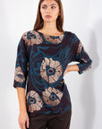 BLUSA 3/4 VISCOSA FANTASIA