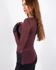 MAGLIA MISTO CASHMERE + PIZZO