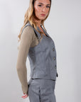 COMPLETO GILET + PANTALONE PALAZZO