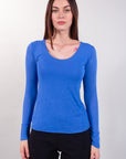 MAGLIA SCOLLATA MISTO CASHMERE