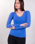 MAGLIA SCOLLATA MISTO CASHMERE