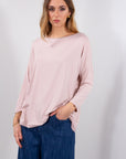 MAGLIA AMPIA BORDO LUREX