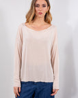 MAGLIA BIJOUX TAGLIO DIETRO