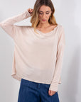 MAGLIA BIJOUX TAGLIO DIETRO