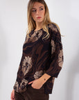BLUSA 3/4 VISCOSA FANTASIA**