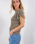 MAGLIA KIMONO PAILLETTES