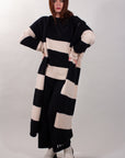 MAXI STRIPED CARDIGAN