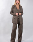 PANTALONE PALAZZO TARTAN