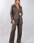 PANTALONE PALAZZO TARTAN