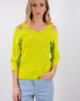 MAGLIA CUT OUT SPALLE
