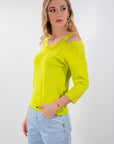 MAGLIA CUT OUT SPALLE