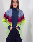 CARDIGAN RIGATO MULTICOLOR
