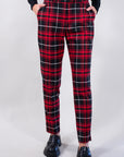 COMPLETO GILET + PANTALONE TARTAN